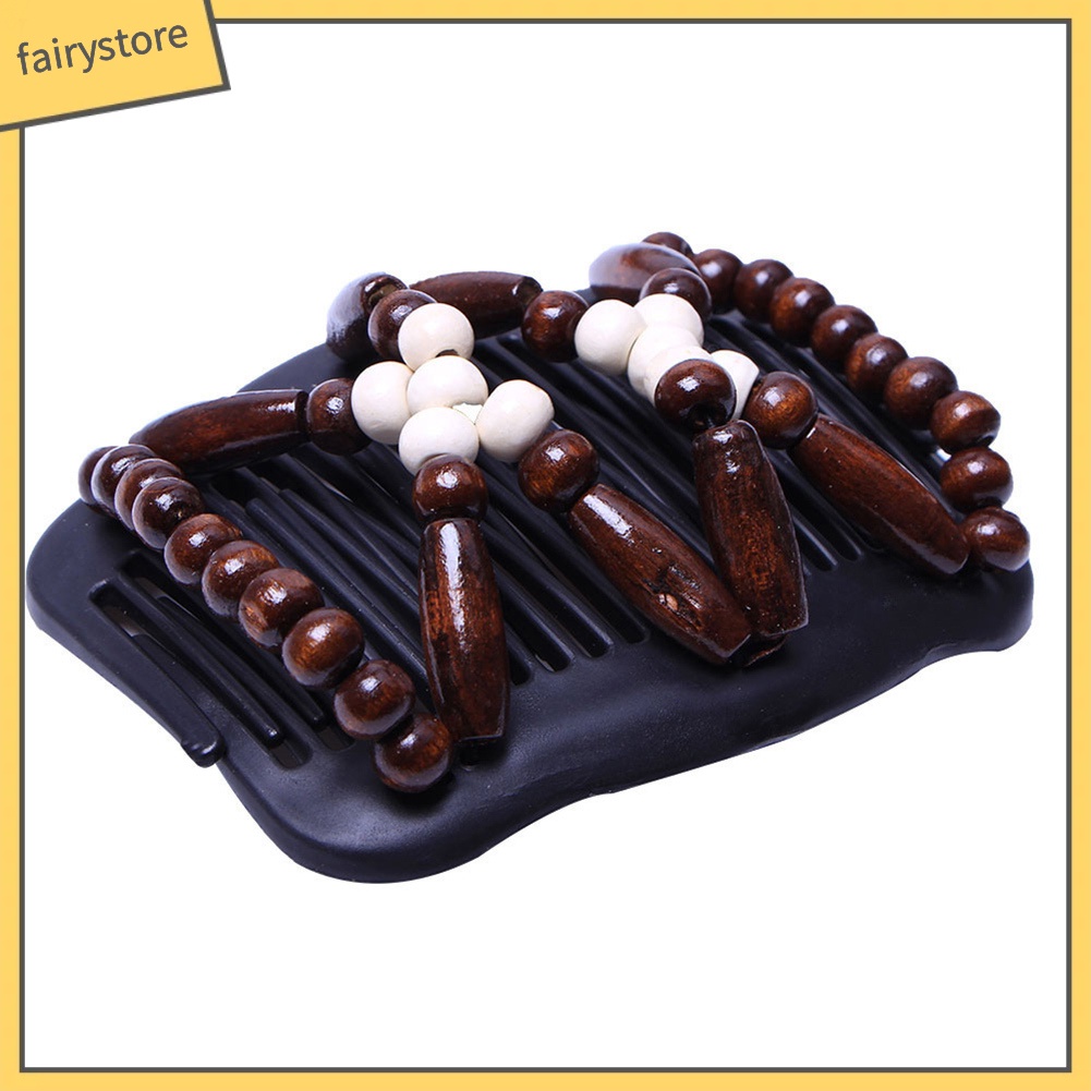 Lược Cài Tóc Hai Đầu Đính Hạt Gỗ Thời Trang Dành Cho Nữ