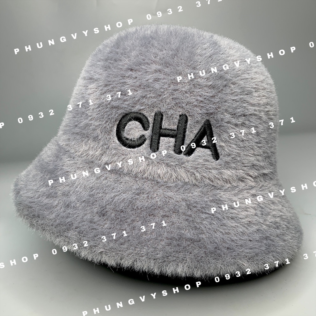 Mũ bucket cực hot unisex nam nữ mùa thu đông giữ ấm - LÔNG GECHA - nón tai bèo vành