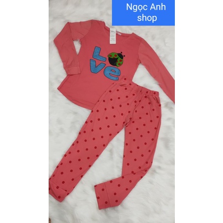Bộ tay dài quần dài thun cotton 100% sale