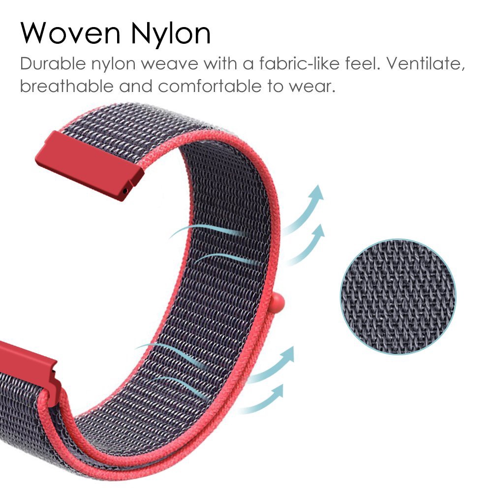Dây Đeo Sợi Nylon Cho Đồng Hồ Thông Minh Xiaomi Huami Amazfit GTS 4 3 2 2e 4Mini 2Mini