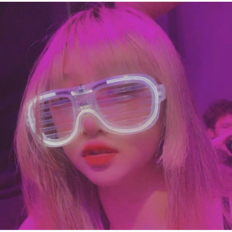Kính LED mắt kính phát sáng phong cách EDM quẩy Halloween Noel giáng sinh xmas nổi bật phong cách thời trang