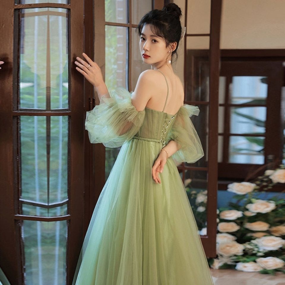 Đầm Dạ Hội Phong Cách Mori Cao Cấp Sang Trọng Thời Trang Mùa Đông Cho Nữ