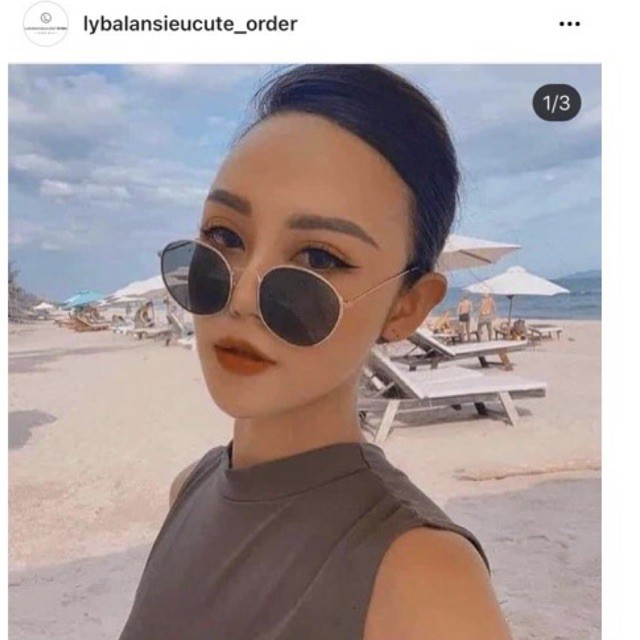 Kính H.M gọng tròn đen + 2,2% phí shopee