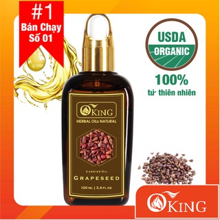 Dầu hạt Nho nguyên chất (Grapeseed) 100ml