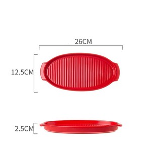 Đĩa gốm sứ đĩa oval siêu đẹp