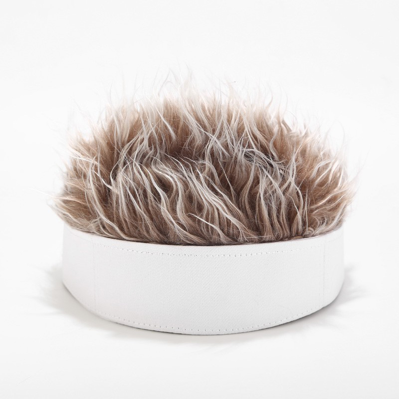 Mũ gắn tóc giả Da Giả Phong Cách Hip Hop Cho Nam Nữ Cr1