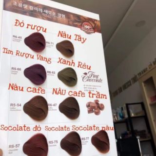 MÀU NHUỘM #CHOCOLATE HƯƠNG THƠM