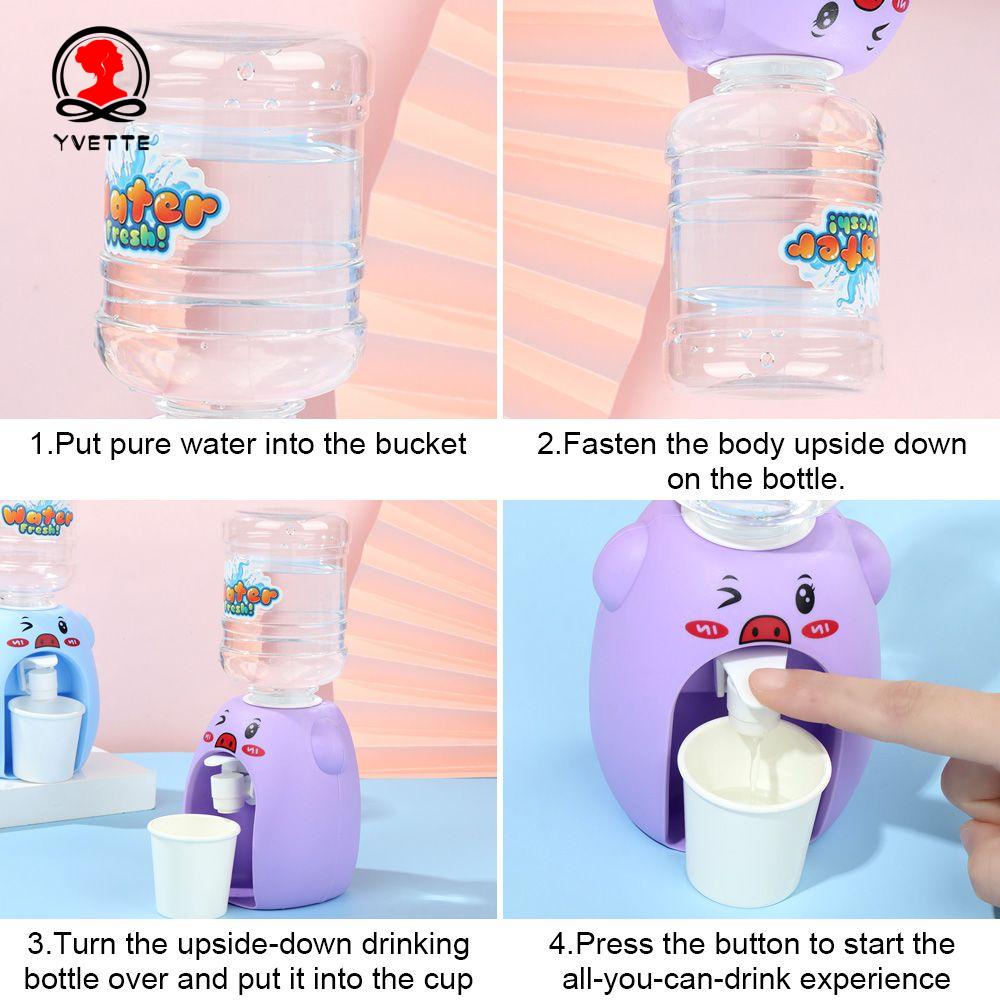 Bình đựng nước Mini họa tiết hoạt hình cho nhà búp bê
