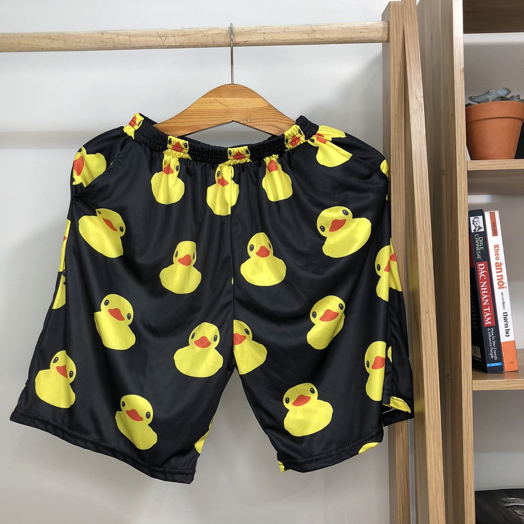 Quần Short Lửng Cartoon Thú Unisex Nhiều mẫu Fresize 38-65kg