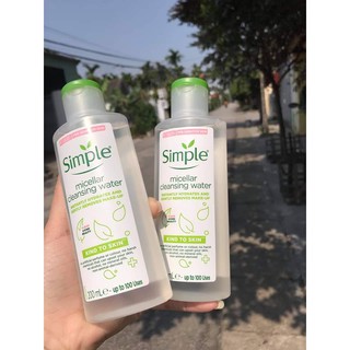 Nước tẩy trang Simple 200ml-400ml