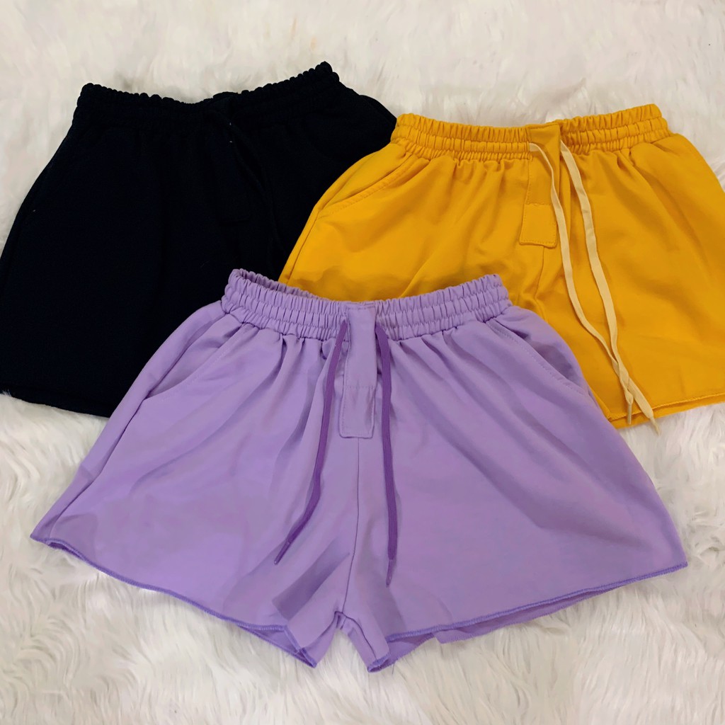 Quần short ống rộng Nữ Cao Cấp hình thật
