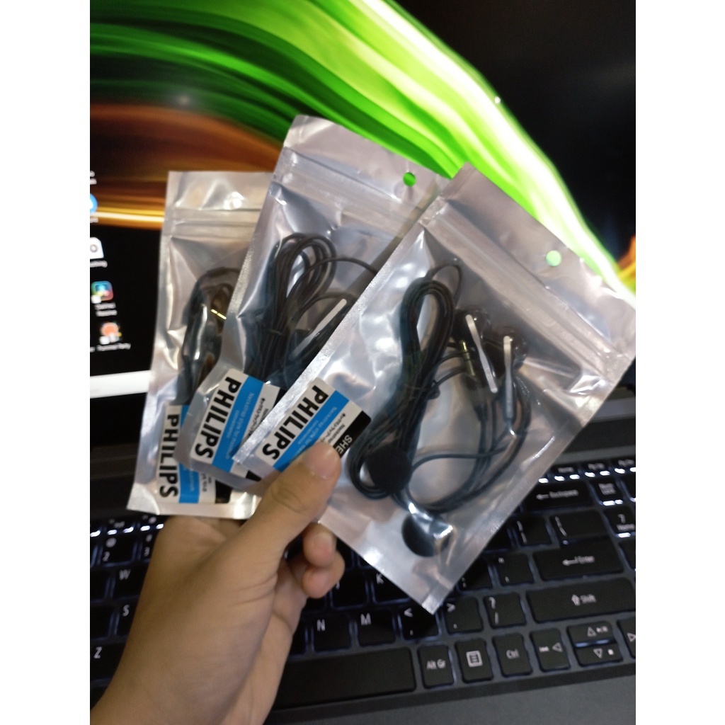 Tai nghe huyền thoại Philips SHE3800 chính hãng âm thanh cực tốt, âm bass hay, tai nghe nhét tai earbuds Philip SHE 3800