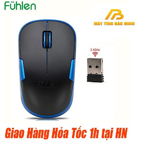 Chuột Không dây Fuhlen M65 (Kèm Pin) - Hàng Chính Hãng Ninza Bảo Hành 2 Năm