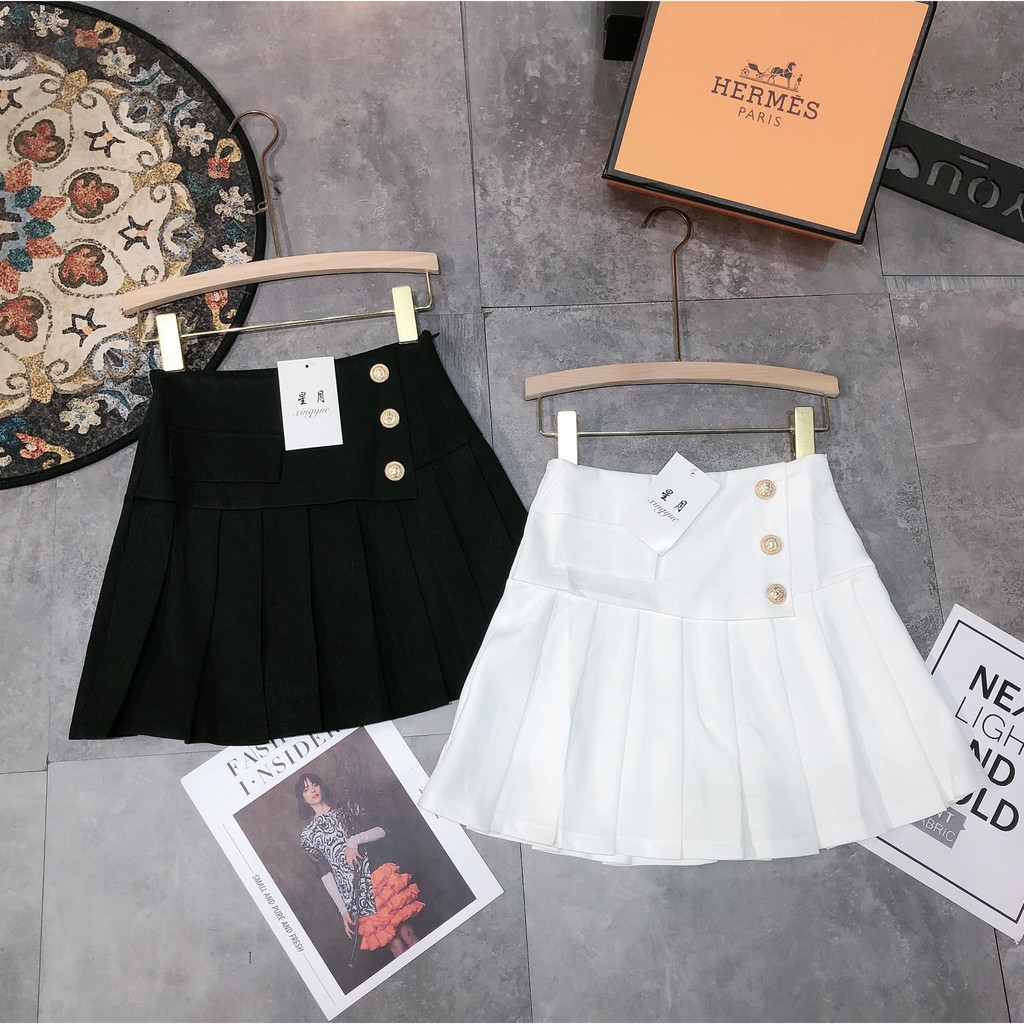 Chân váy vạt 3 cúc vàng 6011(kèm ảnh thật,video) | BigBuy360 - bigbuy360.vn