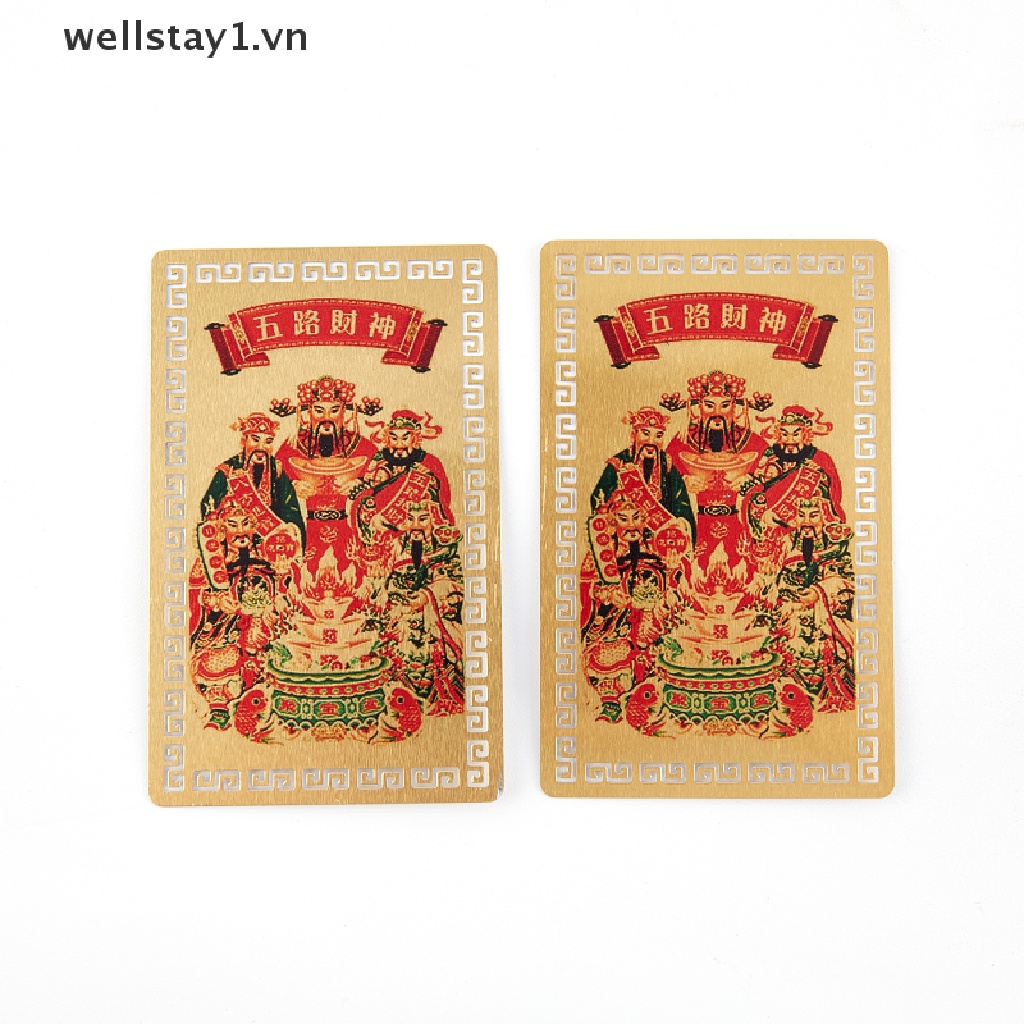 1 Thẻ Bùa May Mắn Mang Lại May Mắn Phong Thủy Trang Trí Nhà Cửa