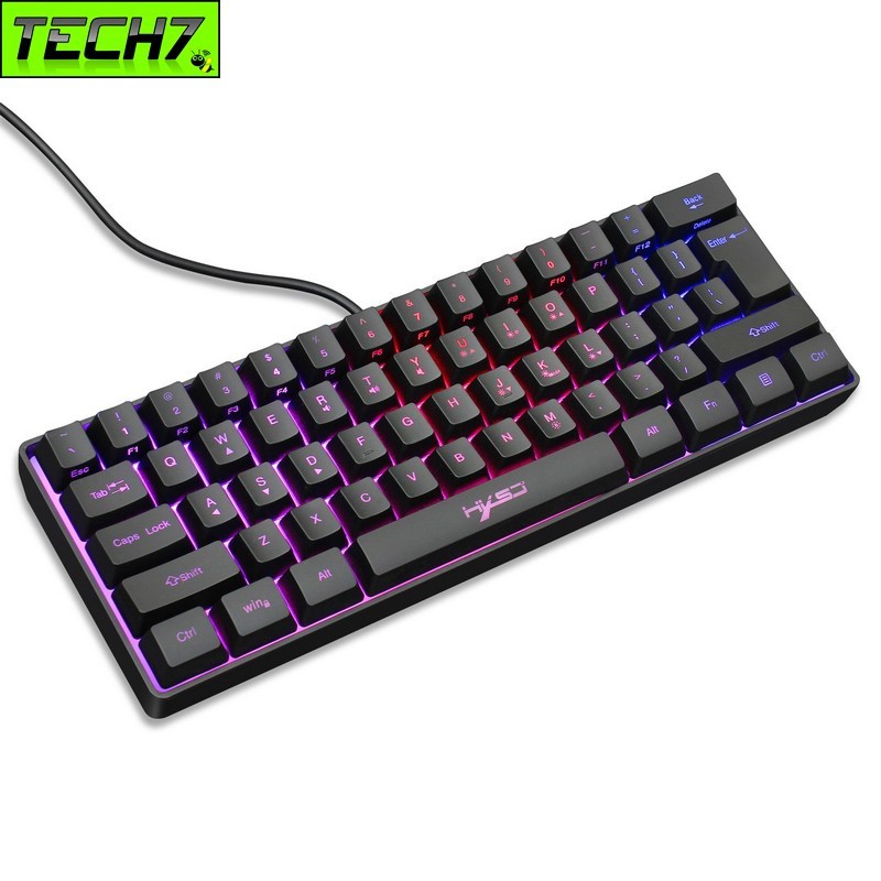 Bàn Phím gaming mini Led RGB V700 giả cơ nhỏ gọn