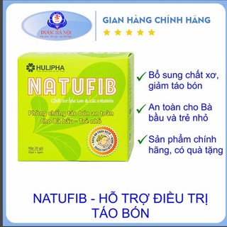 Natufib - Chống táo bón cho bà bầu và trẻ nhỏ (Hộp 20 gói)