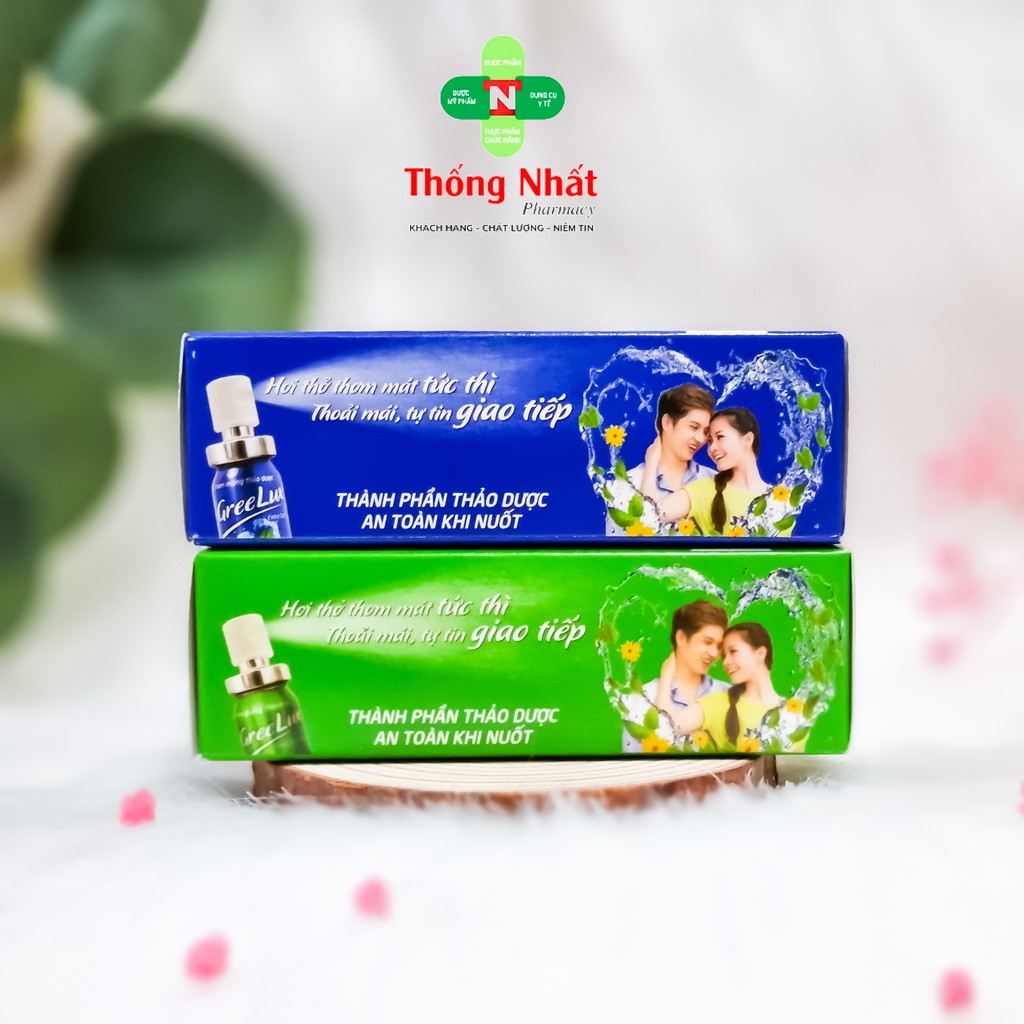 [CHÍNH HÃNG] - Xịt Thơm Miệng Greelux Thảo Dược Tiện Dụng (12ML)