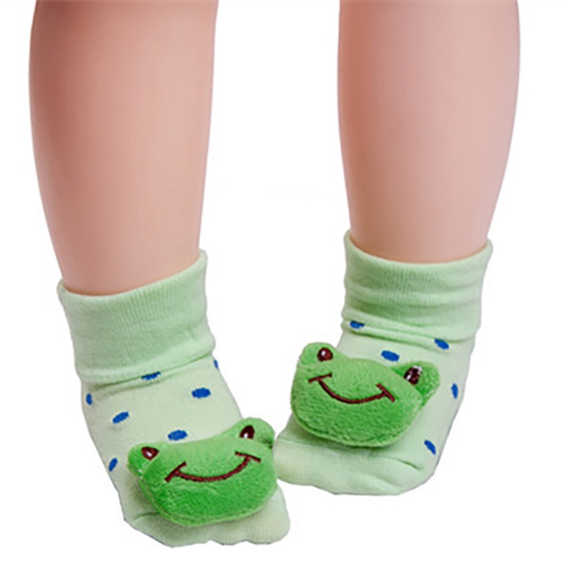 Vớ Cotton Ba Chiều Chống Trượt In Họa Tiết Hoạt Hình Cho Bé Sơ Sinh
