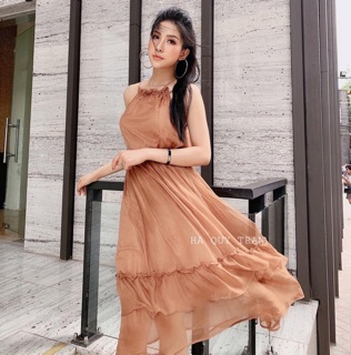 Váy yếm lụa tơ
