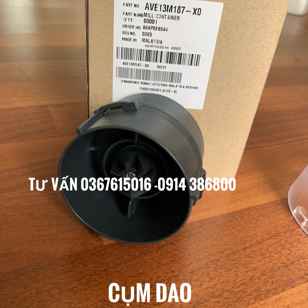 Phụ kiện máy xay panasonic -Cối Xay Khô Máy Xay Sinh Tố Panasonic MX-GM1011GRA // MX-GM1011GRA-VI // MX-SM1031SRA-VI