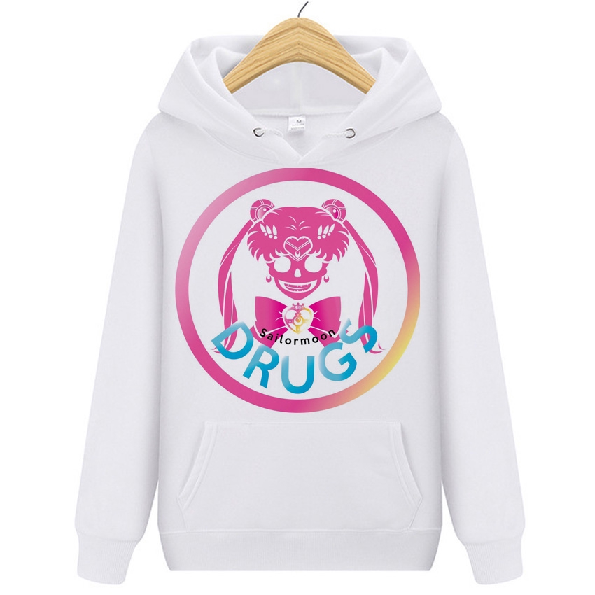 Sailor Moon Áo Hoodie In Họa Tiết Thủy Thủ Mặt Trăng Phong Cách Harajuku Thời Trang Mùa Xuân 2020 Cho Nữ