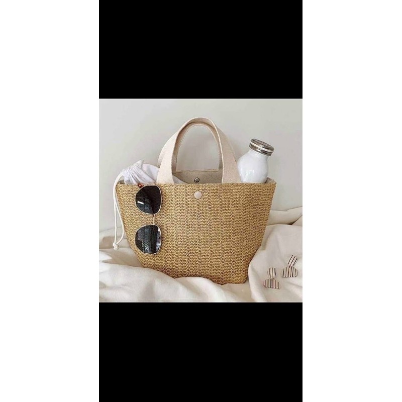 Túi cói vintage
