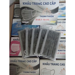 Khẩu Trang Y Tế 4 Lớp Kháng Khuẩn Thịnh Thiên _ Hộp 50 Chiếc