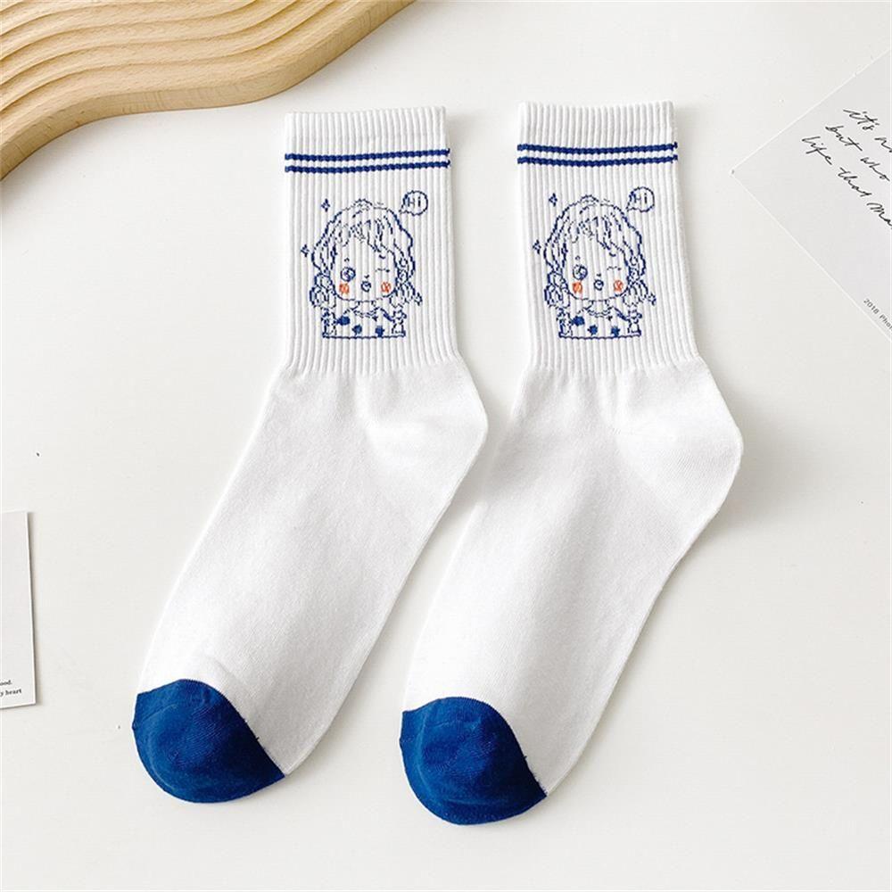 Vớ Cotton Phong Cách Đại Học Cho Nữ