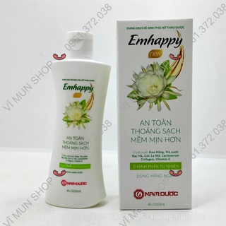 Dụng dịch vệ sinh phụ nữ Emhappy Hương hoa quỳnh chai 120ml
