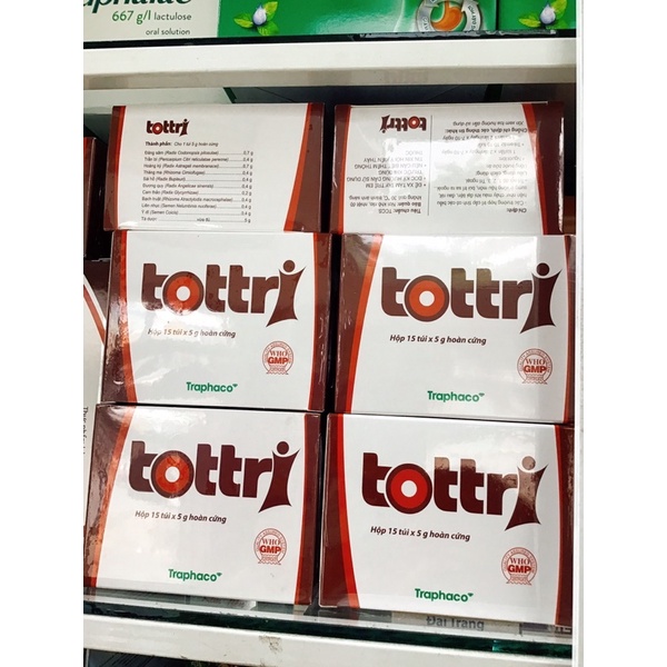 Tottri Traphaco - hỗ trợ cho người bệnh trĩ, táo bón.
