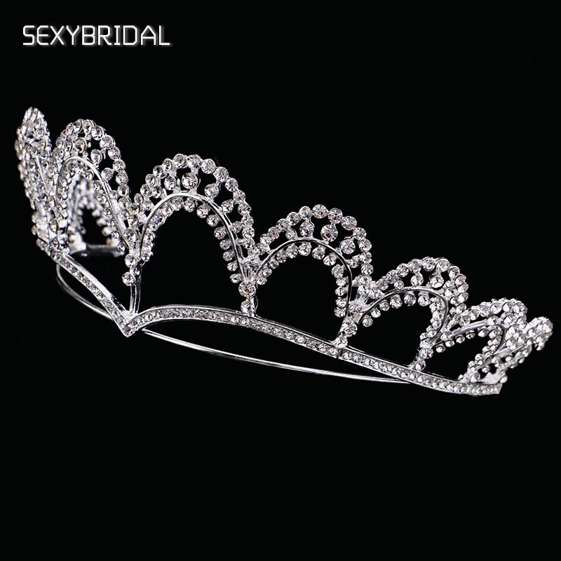 Cài Tóc Hình Vương Miện Đính Đá Thời Trang Cho Nữ