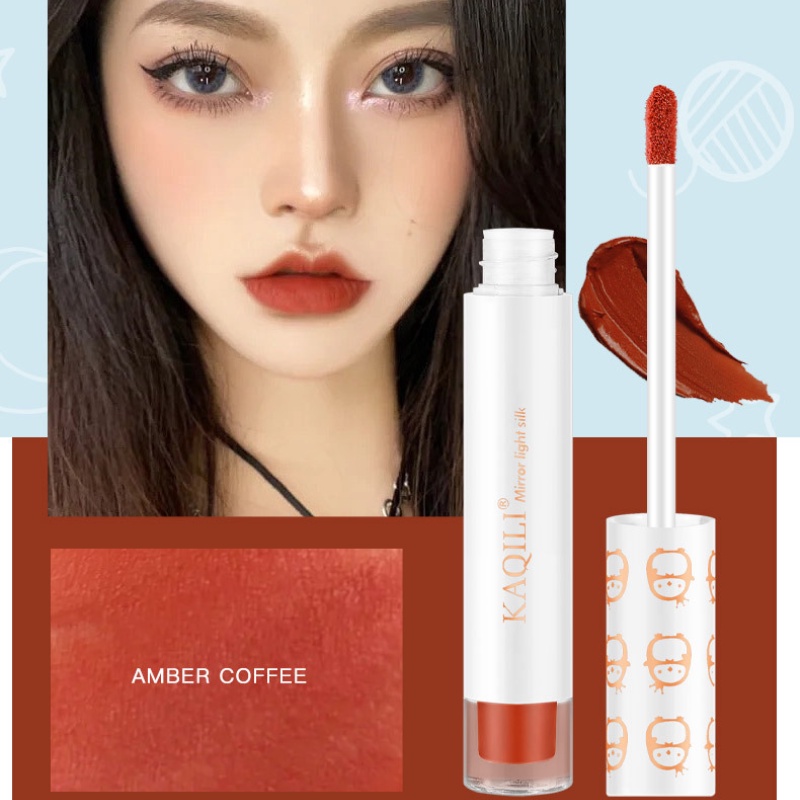 Son môi KAQILI dưỡng ẩm không phai màu hiệu ứng gương mượt mà