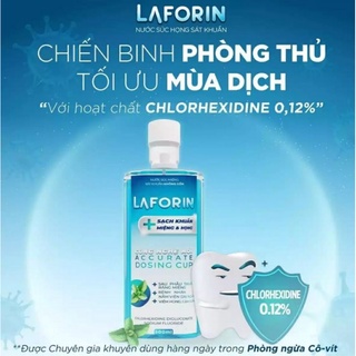 Nước súc miệng sát khuẩn, ngừa Virus LAFORIN
