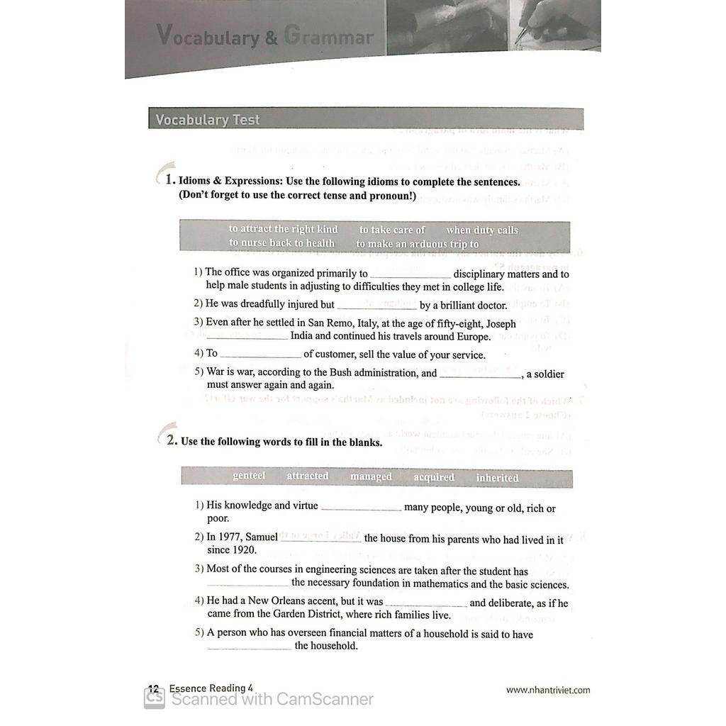 Sách Longman Essence Reading 4