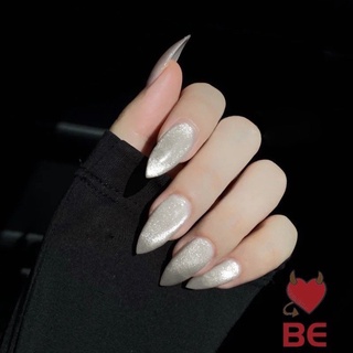 Nailbox móng úp dán thiết kế mắt mèo kim cương