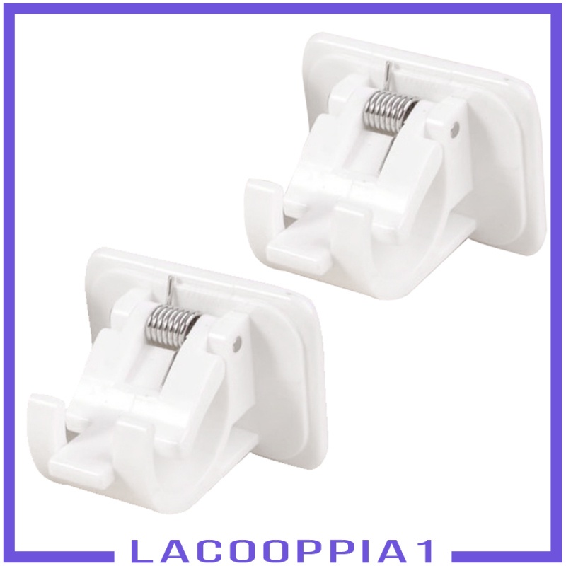 1 [Lacooppia1] 2 Giá Đỡ Thanh Treo Rèm Dán Tường Tự Dính