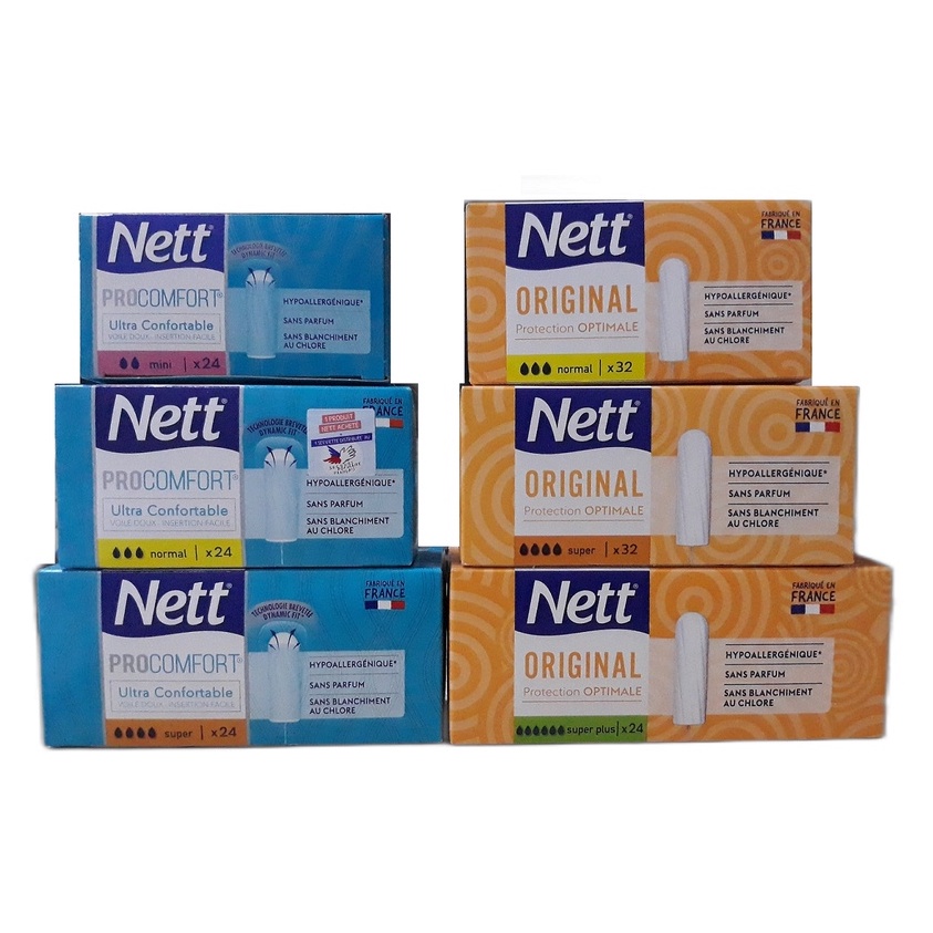 Tampon NETT  - không cần đẩy các loại
