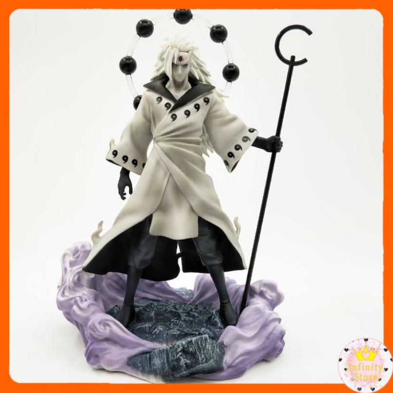 MÔ HÌNH UCHIHA MADARA / UCHIHA OBITO LỤC ĐẠO 27CM CỰC ĐẸP INFINY DECOR