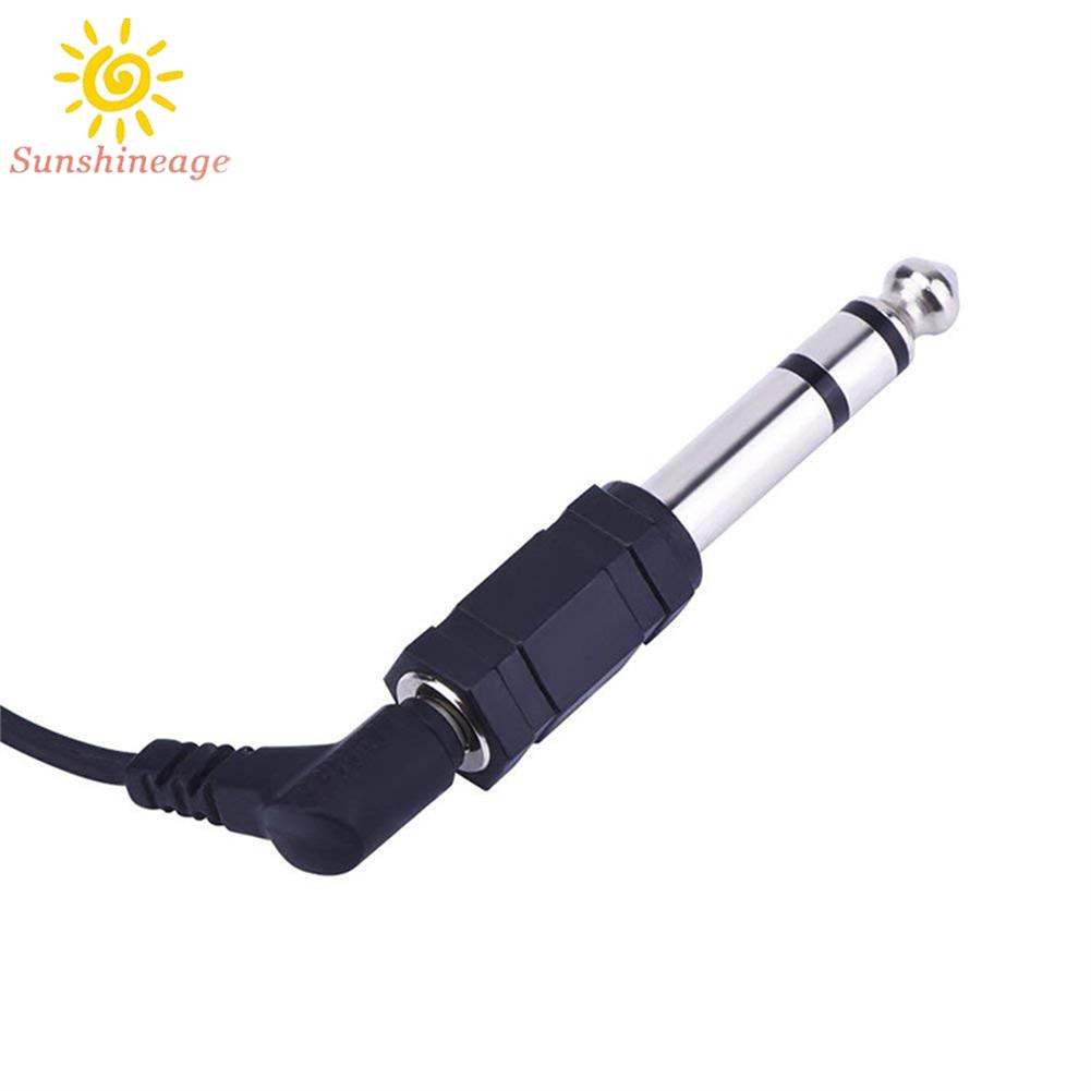SUNAGE- ~3.5mm 6.35mm Stereo Headphone Audio Adaptor Microphone Connector Converter【SUNAGE-HOT Fashion】