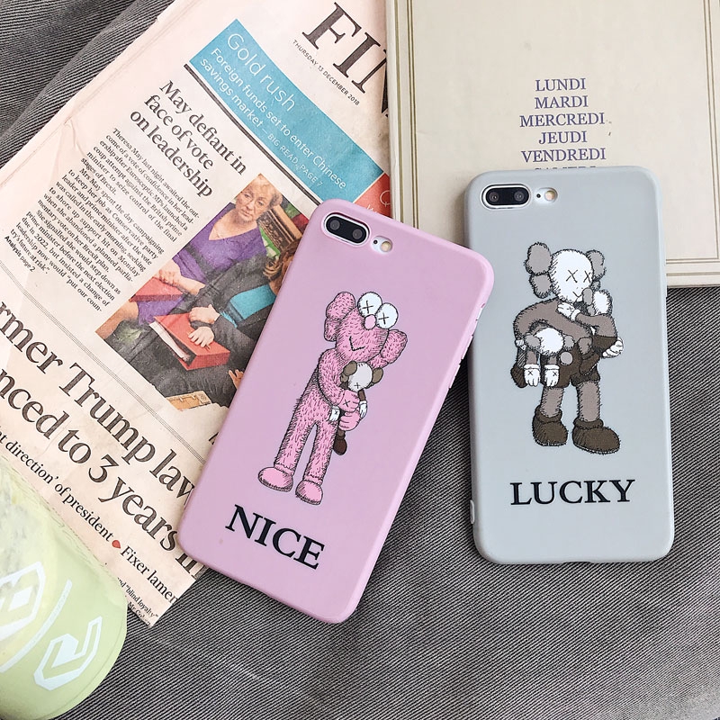 Ốp điện thoại TPU in họa tiết cô bé cậu bé đáng yêu cho iPhone 8 7 6s 6 x XR XS Max Plus | BigBuy360 - bigbuy360.vn