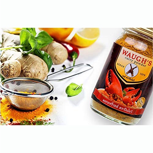 Bột cà ri cua WAUGH'S Curry Powder Thailand 100g ผงกะหรี่ ตราปืนไขว้