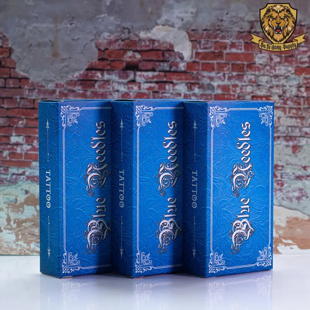 Kim xăm dài  BLUE Mã RL Phi 12 tiêu chuẩn - Hộp 50 cây