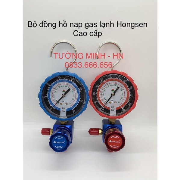 Bộ đồng hồ nạp gas lạnh điều hoà, tủ lạnh cao cấp (đồng hồ nạp gas cho thợ điện lạnh)