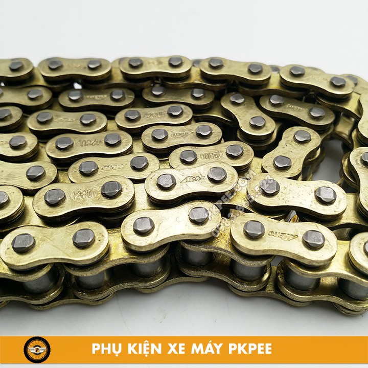 Sên Tải Vàng ATE Racing Có Phốt Cao Su 130 Mắt 5Ly, 7Ly, 9Ly