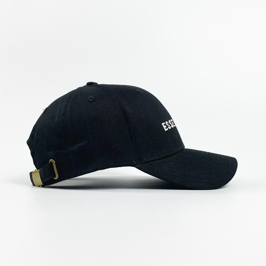 Mũ lưỡi trai nón kết Essential đen chữ vàng logo thêu form basic - PASIO