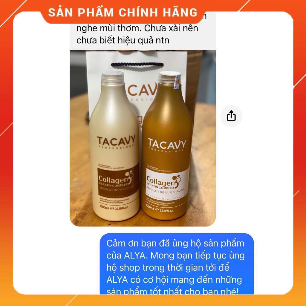 CẶP GỘI XẢ TACAVY 1000ML PHỤC HỒI HƯ TỔN, KHÔ XƠ GÃY RỤNG ️️HÀNG CHÍNH HÃNG .