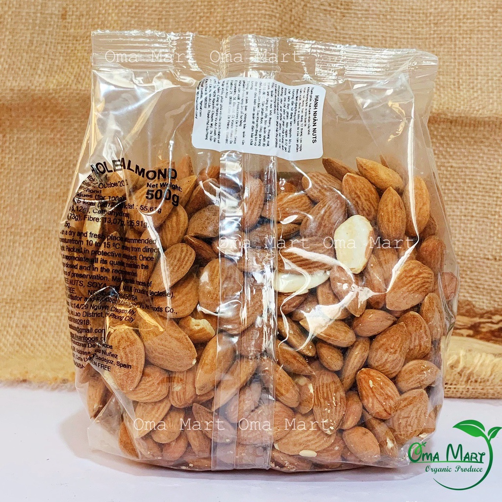 Hạt hạnh nhân Nuts 500g