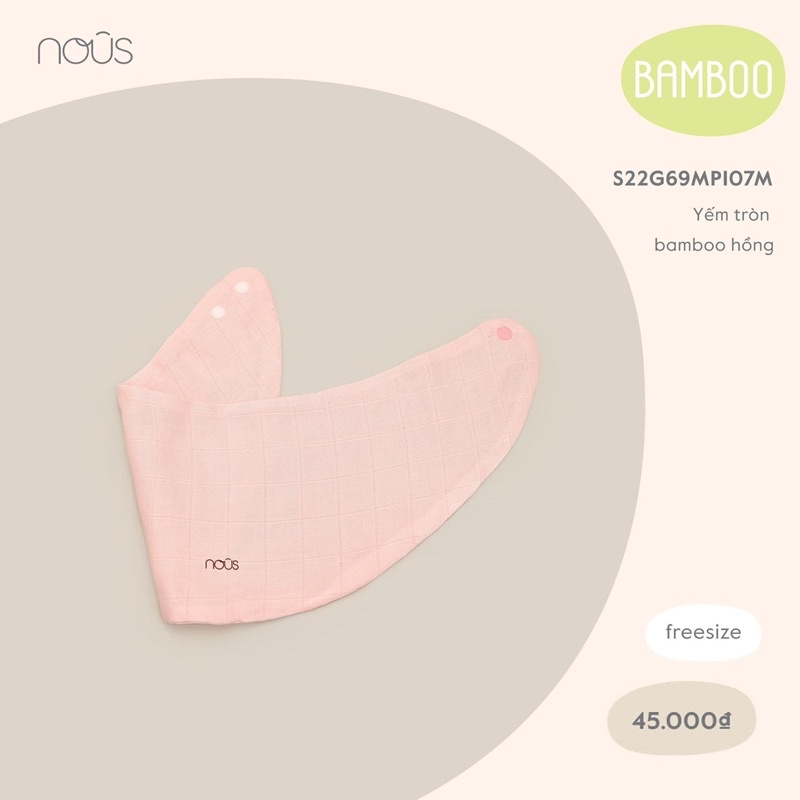 NOUS Yếm xô thương hiệu NOÛS cho bé