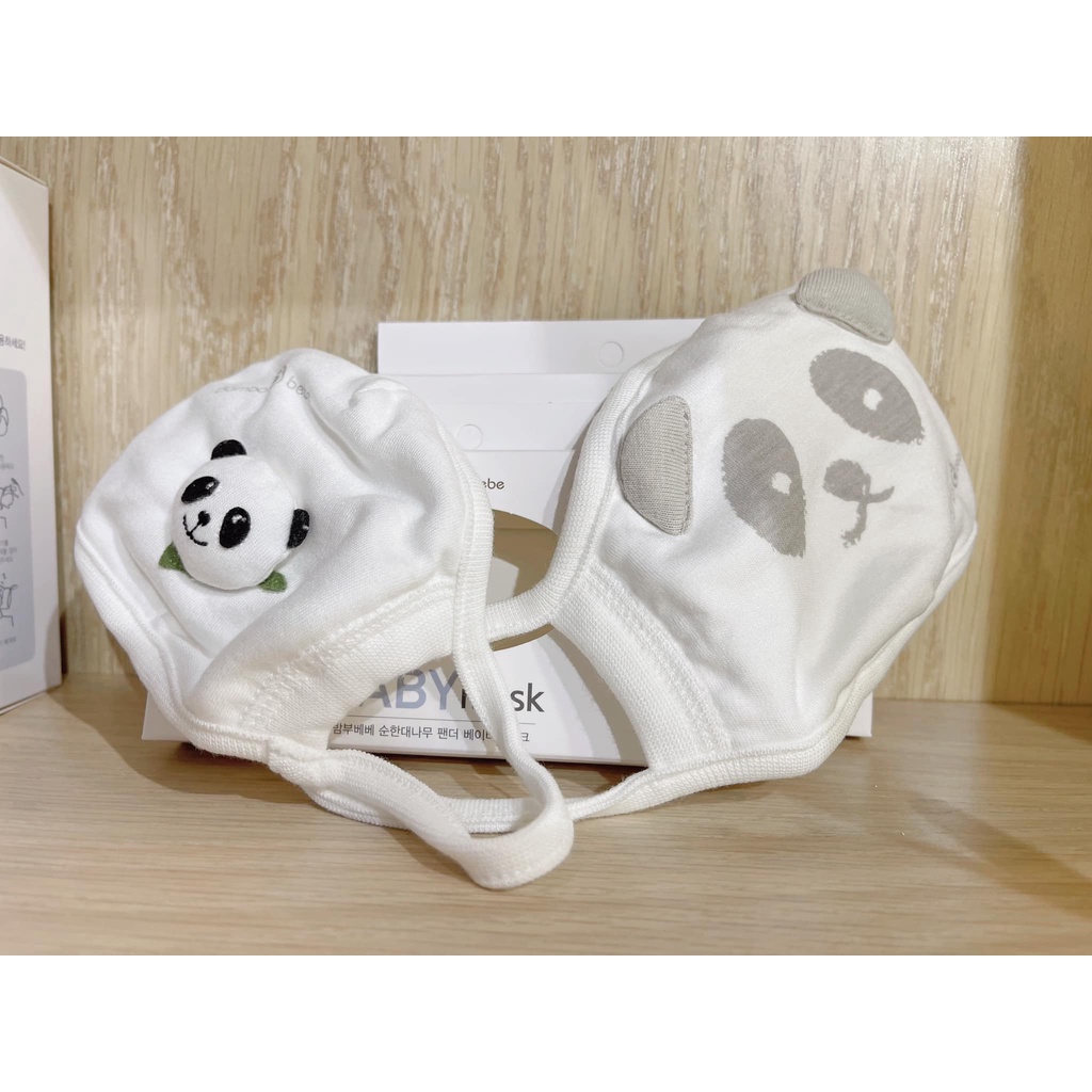 Khẩu trang panda cho bé #Bamboobebe #madeinKorea